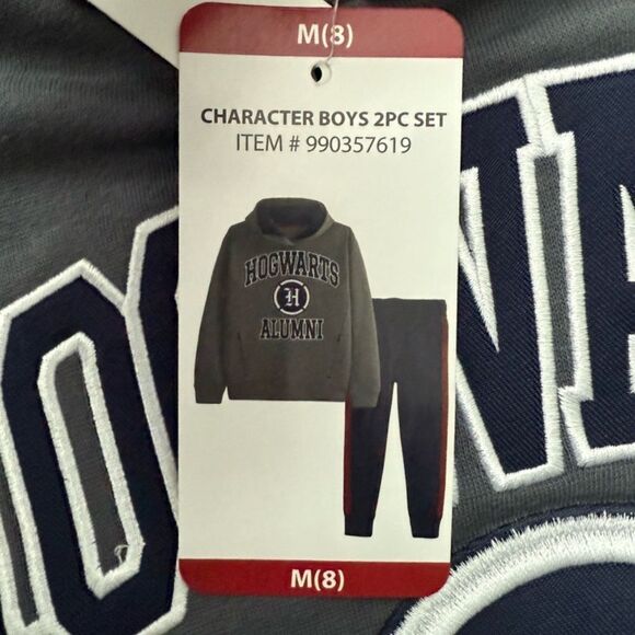 Harry Potter Hogwarts Alumni Character Boys Sweatshirt and Sweatpants Size M 8 - Picture 9 of 13